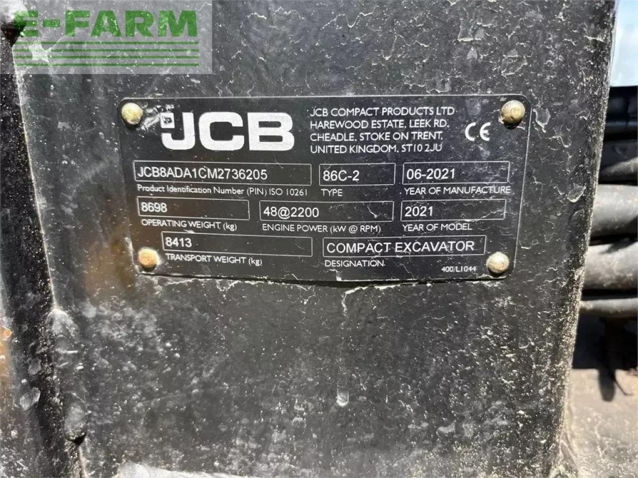 Bagger του τύπου JCB 86 c-2, Gebrauchtmaschine σε AALBORG SV (Φωτογραφία 15)