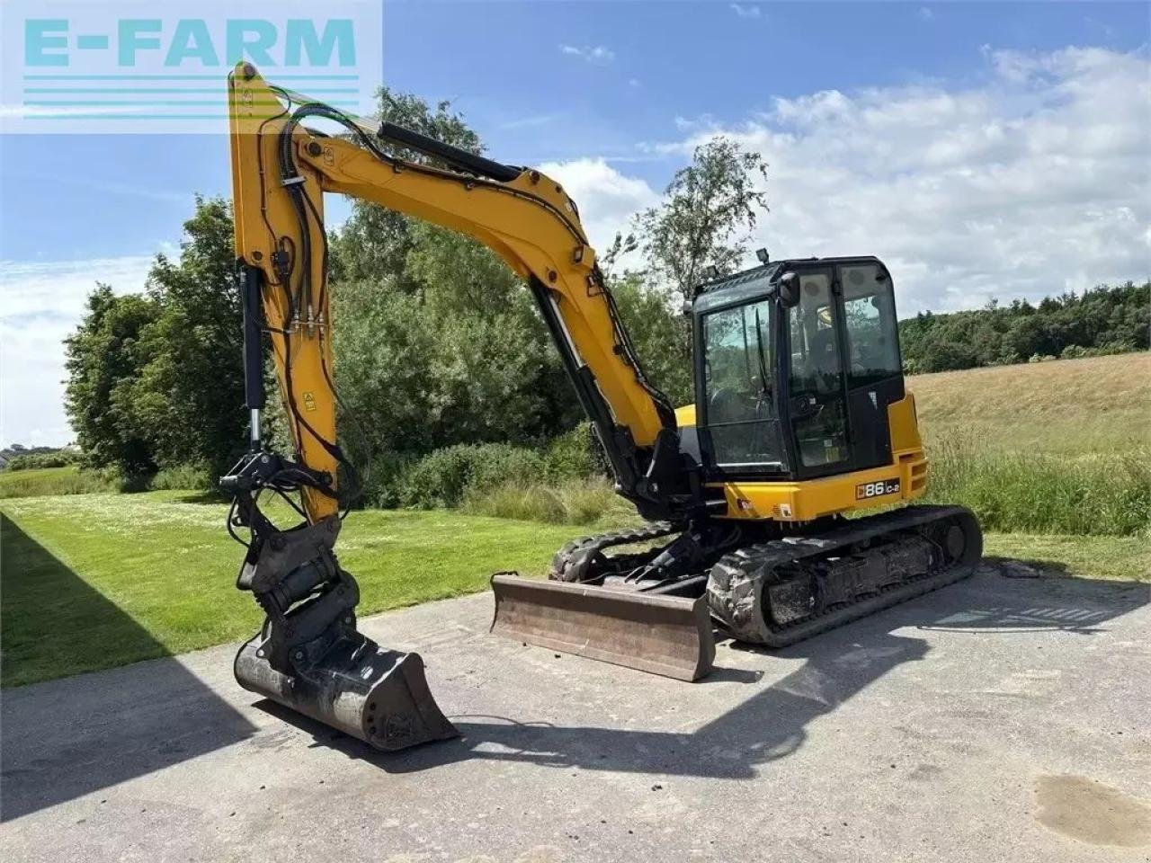 Bagger des Typs JCB 86 c-2, Gebrauchtmaschine in AALBORG SV (Bild 8)