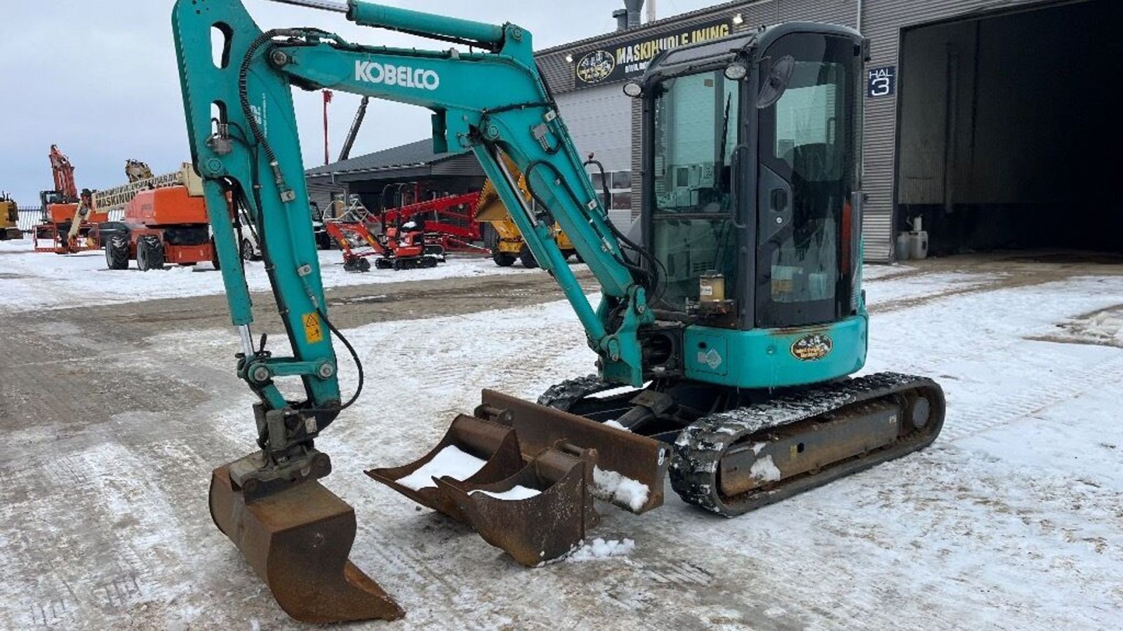 Bagger типа Kobelco SK 28SR- 6 E, Gebrauchtmaschine в Rødovre (Фотография 1)