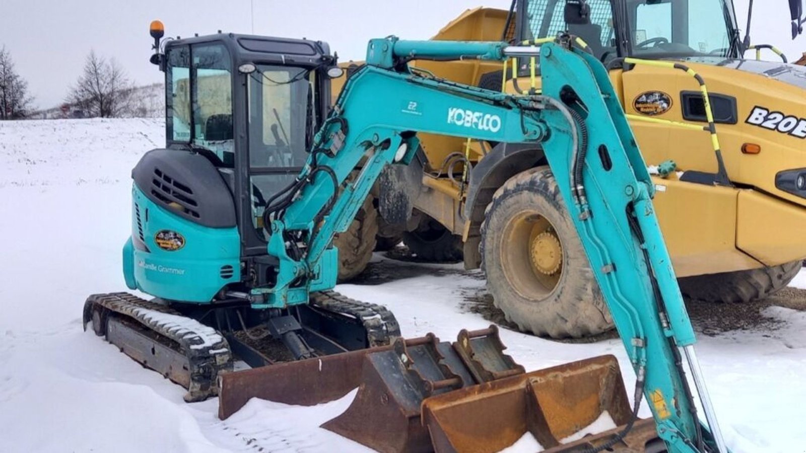 Bagger typu Kobelco SK 3,5 SR-6E, Gebrauchtmaschine w Rødovre (Zdjęcie 2)