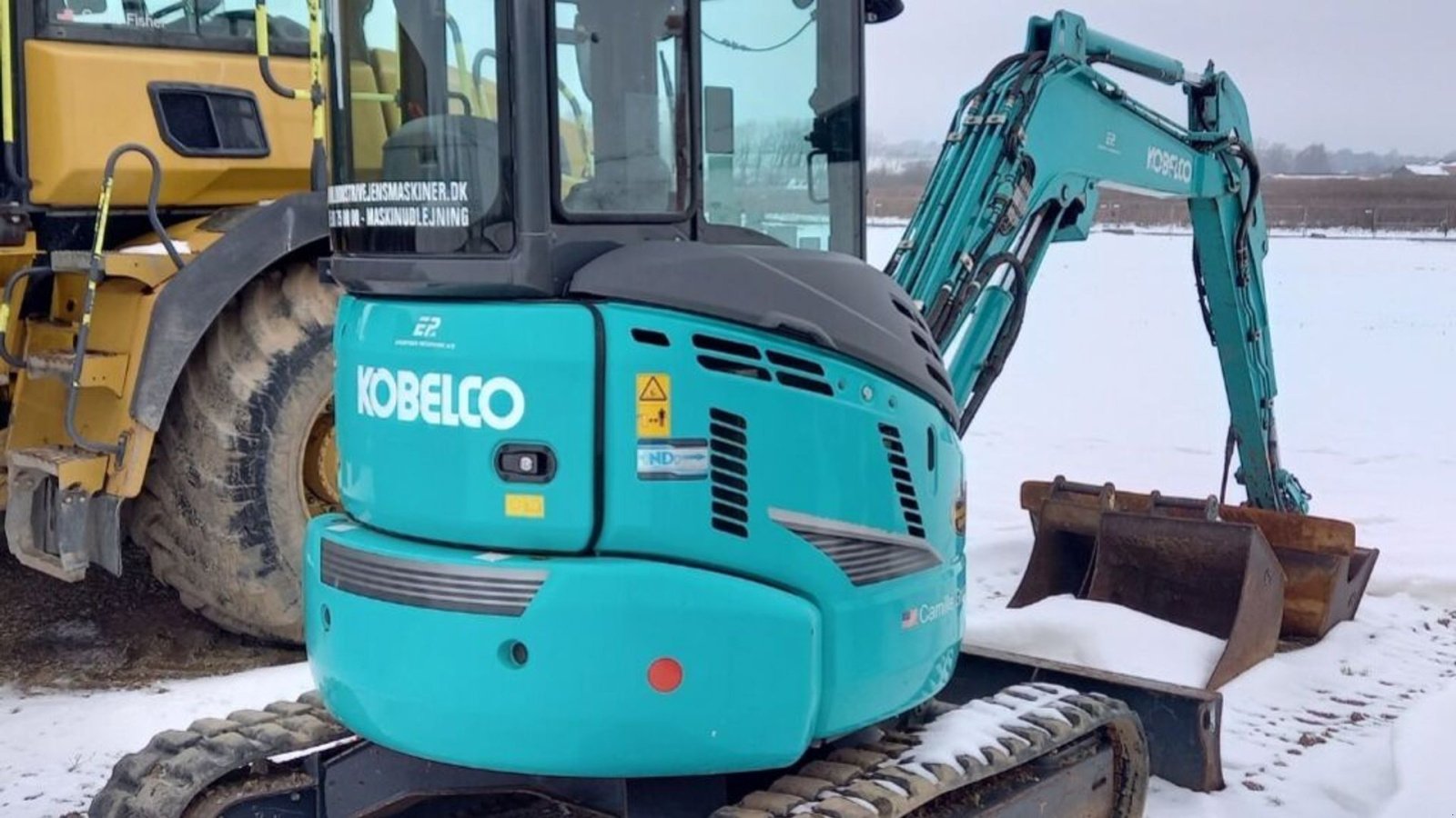 Bagger typu Kobelco SK 3,5 SR-6E, Gebrauchtmaschine w Rødovre (Zdjęcie 3)