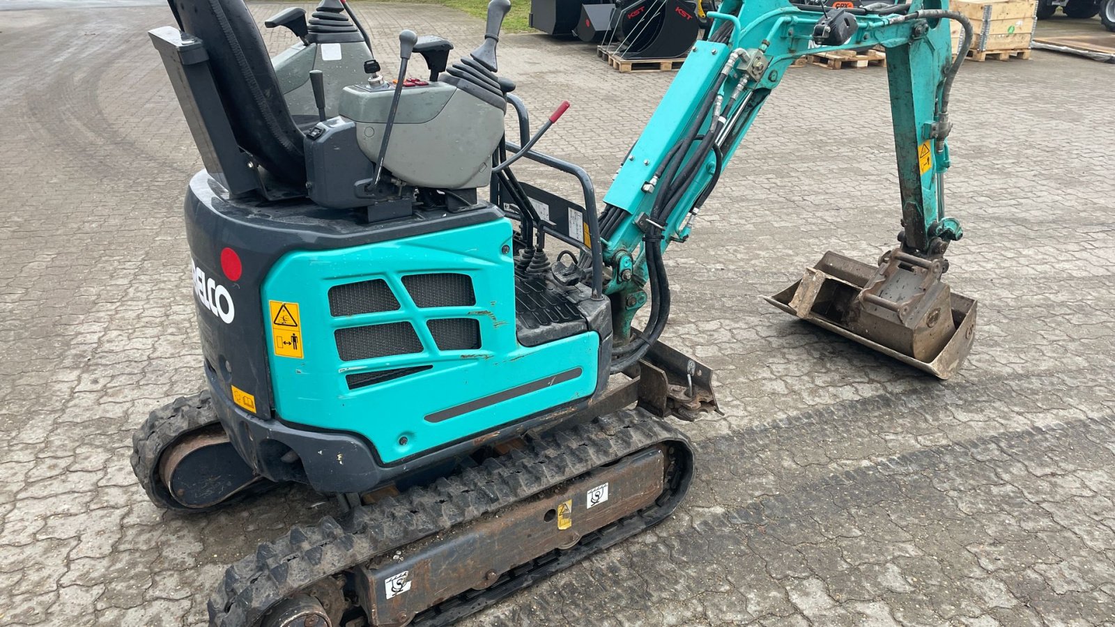 Bagger typu Kobelco SK10SR Med skovlsæt, Gebrauchtmaschine v Roslev (Obrázek 5)