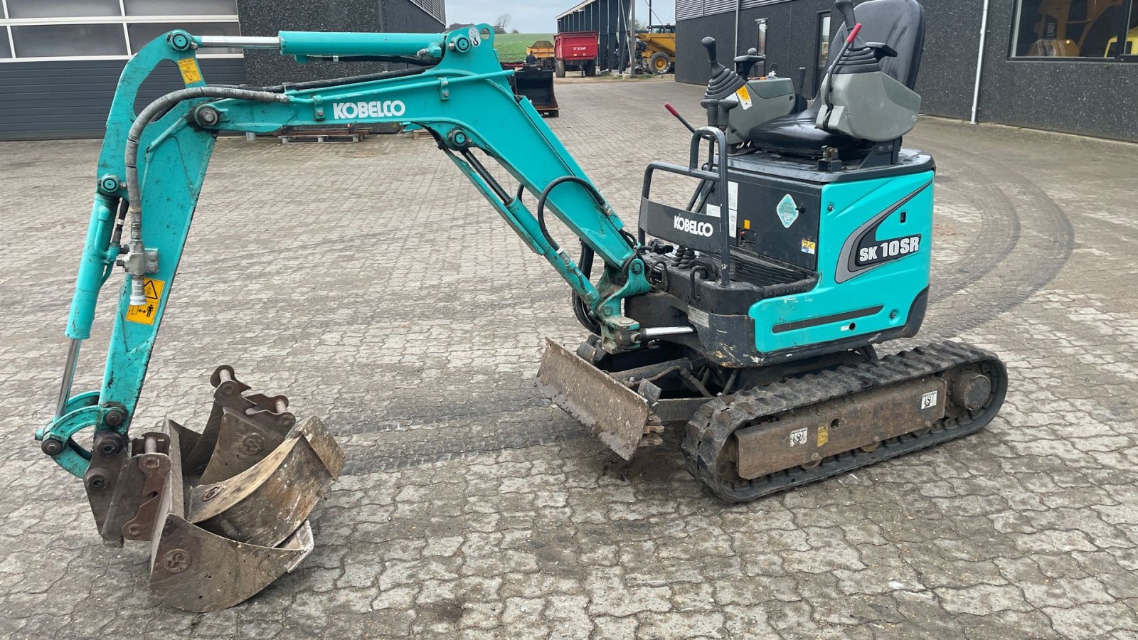 Bagger typu Kobelco SK10SR Med skovlsæt, Gebrauchtmaschine v Roslev (Obrázek 1)