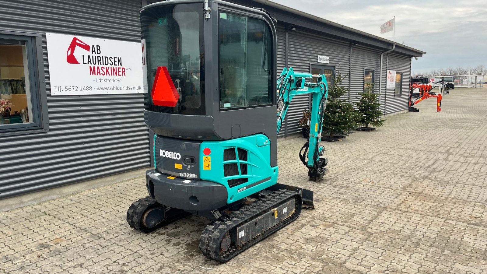 Bagger des Typs Kobelco SK17SR-3E Monteret med Rotortilt og centralsmørring., Gebrauchtmaschine in Rønnede (Bild 4)