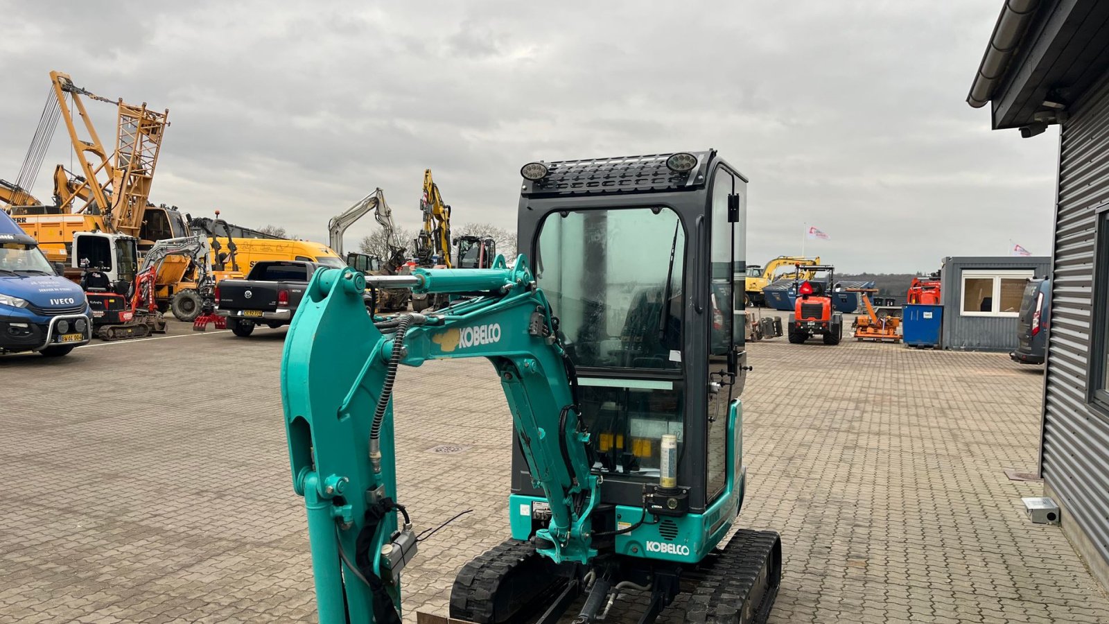 Bagger des Typs Kobelco SK17SR-3E Monteret med Rotortilt og centralsmørring., Gebrauchtmaschine in Rønnede (Bild 13)