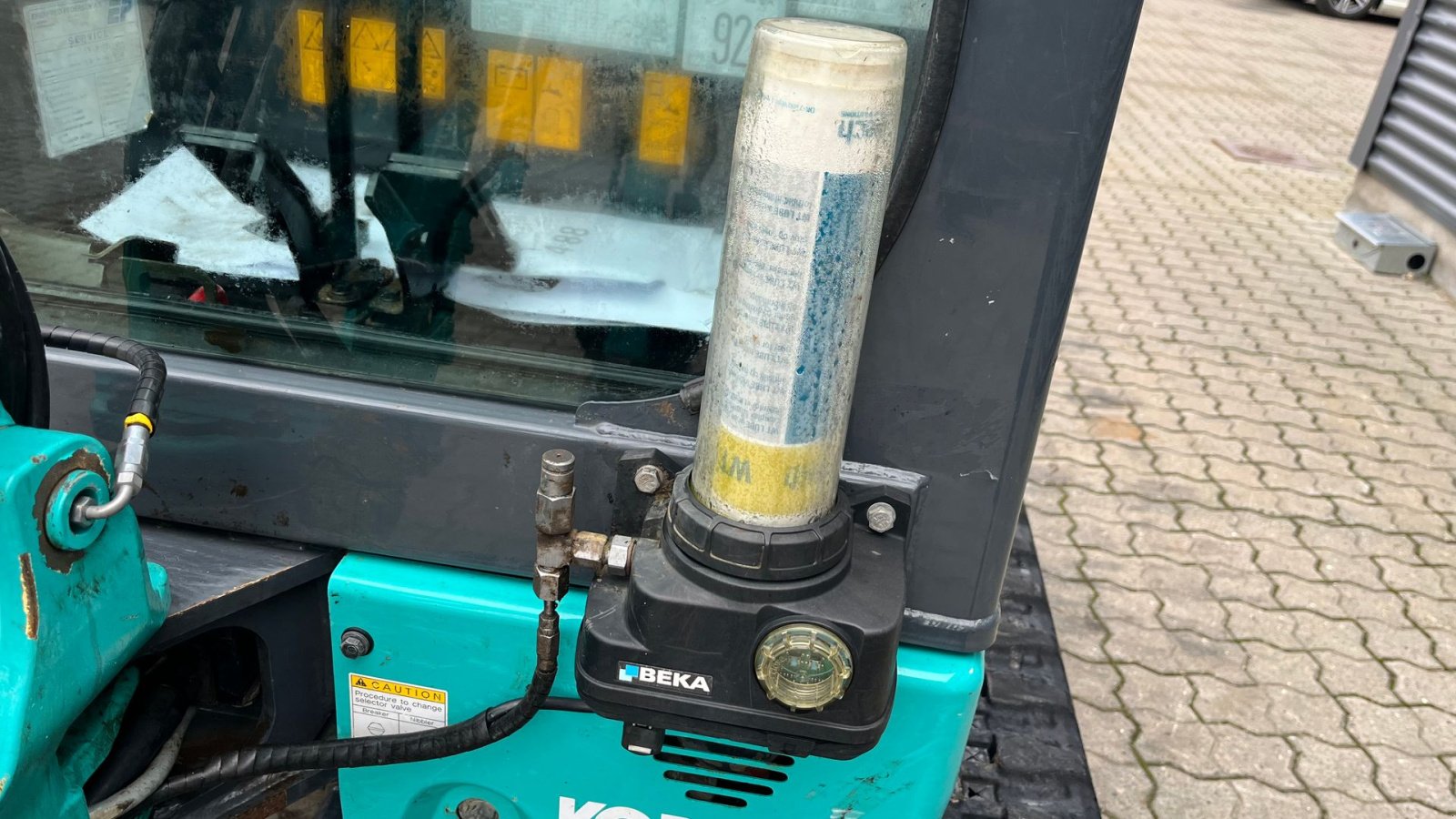 Bagger des Typs Kobelco SK17SR-3E Monteret med Rotortilt og centralsmørring., Gebrauchtmaschine in Rønnede (Bild 12)