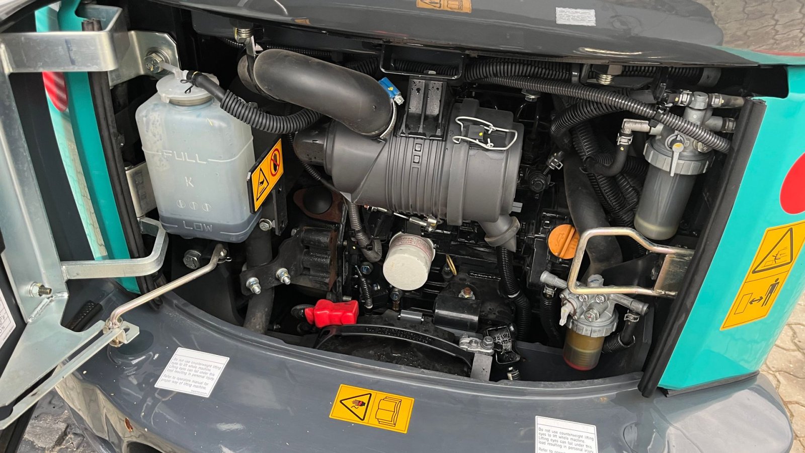 Bagger des Typs Kobelco SK17SR-3E Monteret med Rotortilt og centralsmørring., Gebrauchtmaschine in Rønnede (Bild 7)