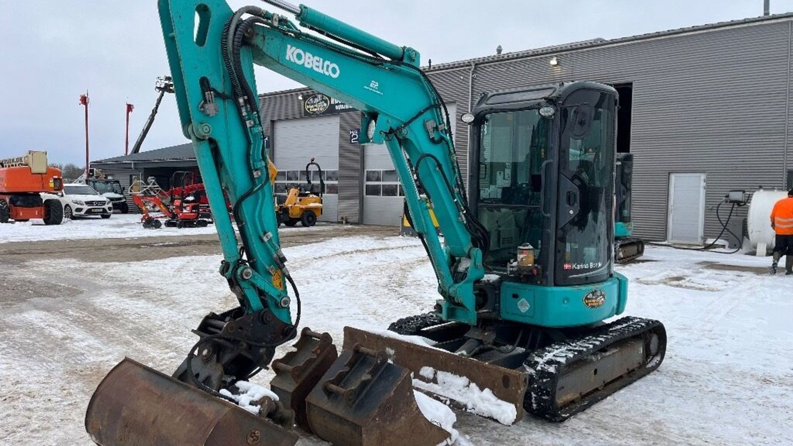 Bagger типа Kobelco SK35 SR 3,5 Tons minigraver, Gebrauchtmaschine в Rødovre (Фотография 1)