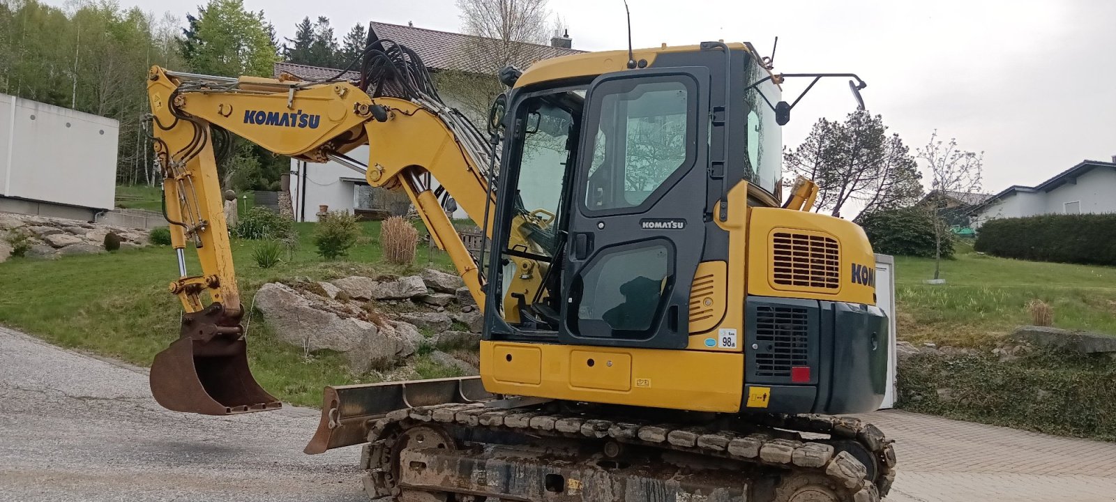 Bagger des Typs Komatsu PC 88 MR, Gebrauchtmaschine in Haidmühle (Bild 1)