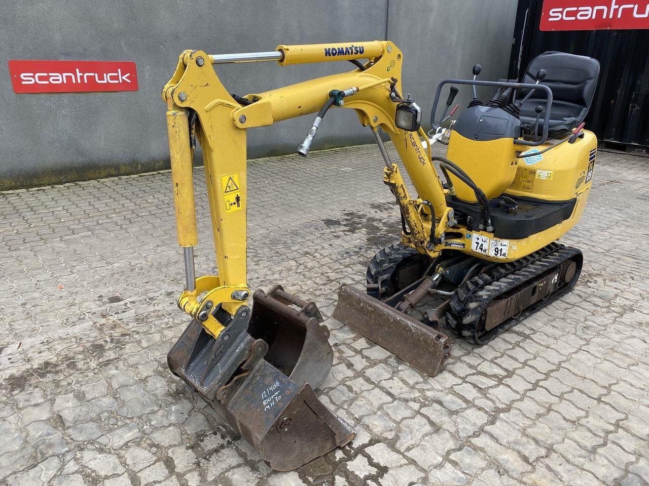 Bagger des Typs Komatsu PC09-1, Gebrauchtmaschine in Skive (Bild 1)