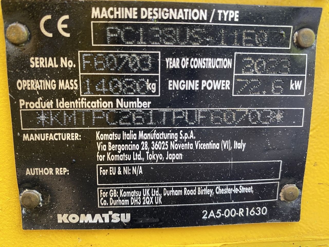 Bagger типа Komatsu PC138US-11EO, Gebrauchtmaschine в Skive (Фотография 11)