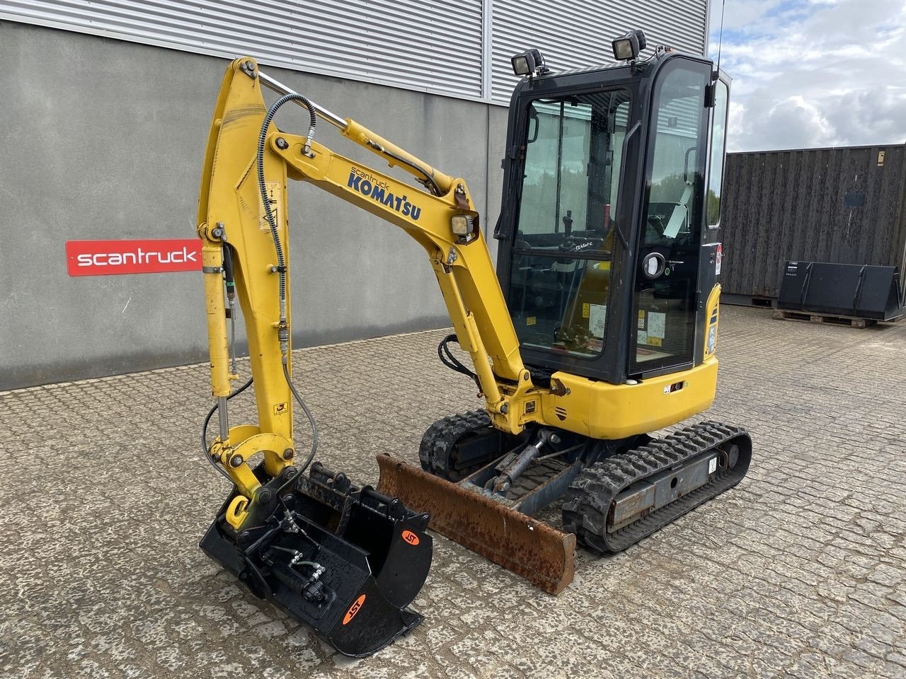 Bagger van het type Komatsu PC16, Gebrauchtmaschine in Skive (Foto 1)