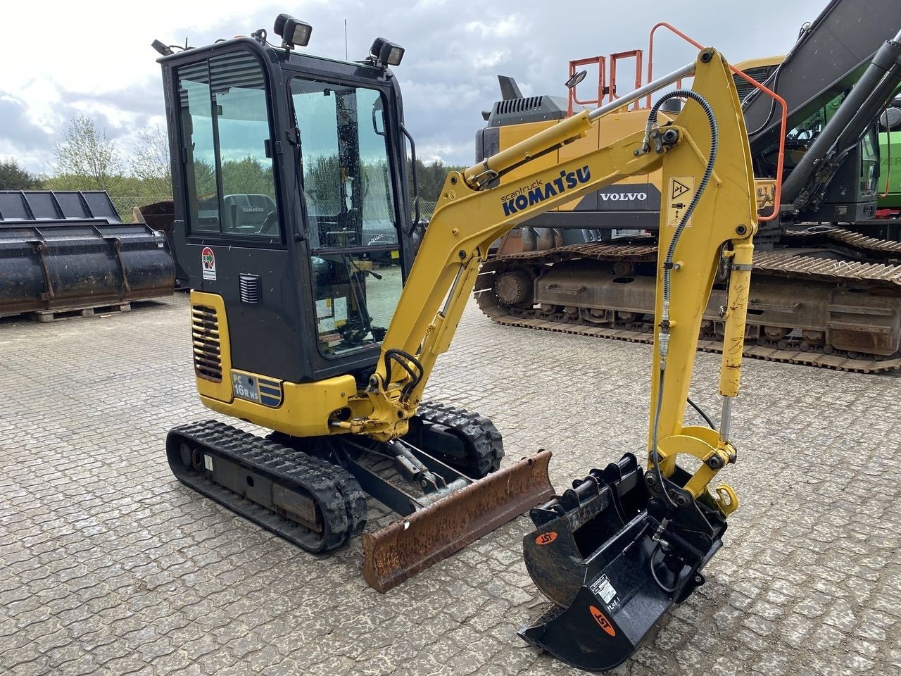 Bagger van het type Komatsu PC16, Gebrauchtmaschine in Skive (Foto 5)
