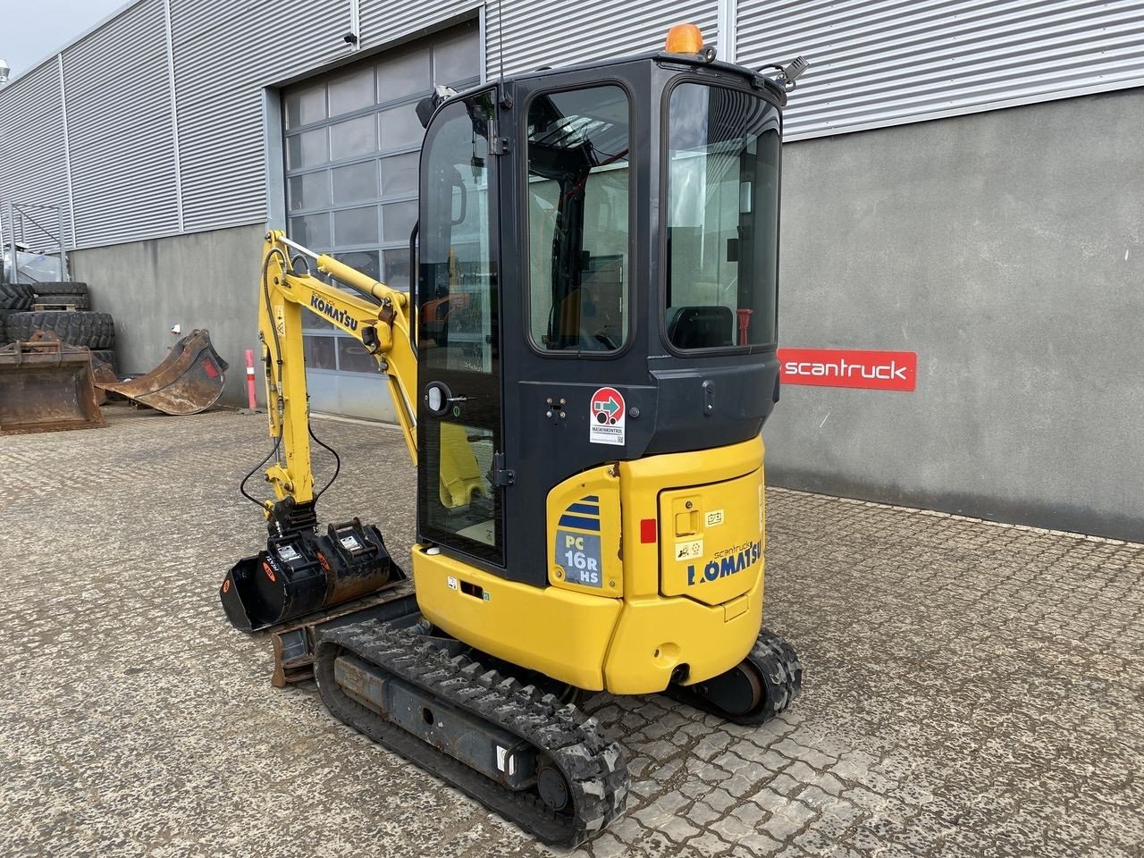 Bagger van het type Komatsu PC16, Gebrauchtmaschine in Skive (Foto 2)