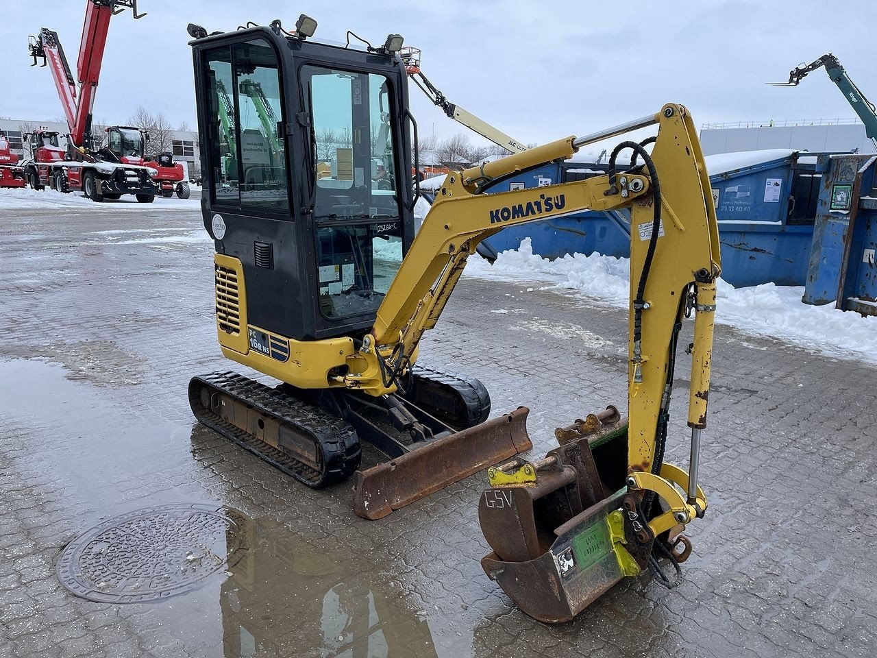 Bagger of the type Komatsu PC16R-3, Gebrauchtmaschine in Skive (Picture 5)