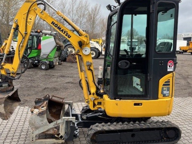 Bagger des Typs Komatsu PC16R-3HS, Gebrauchtmaschine in Nørresundby