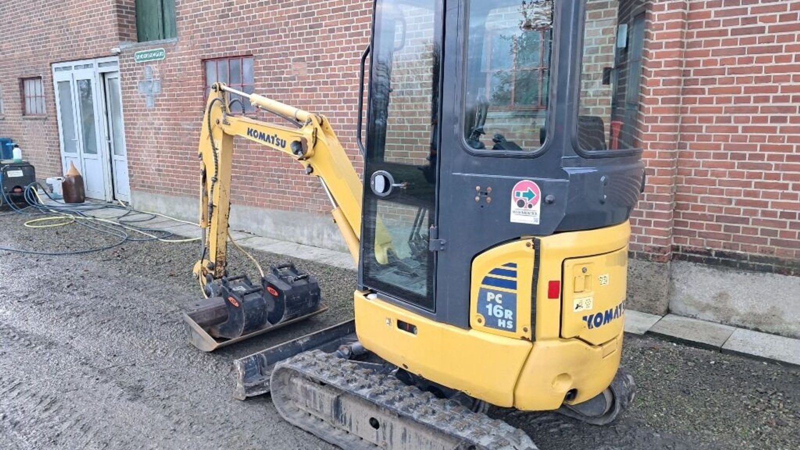 Bagger typu Komatsu PC16R-3HS, Gebrauchtmaschine v Rødovre (Obrázek 5)