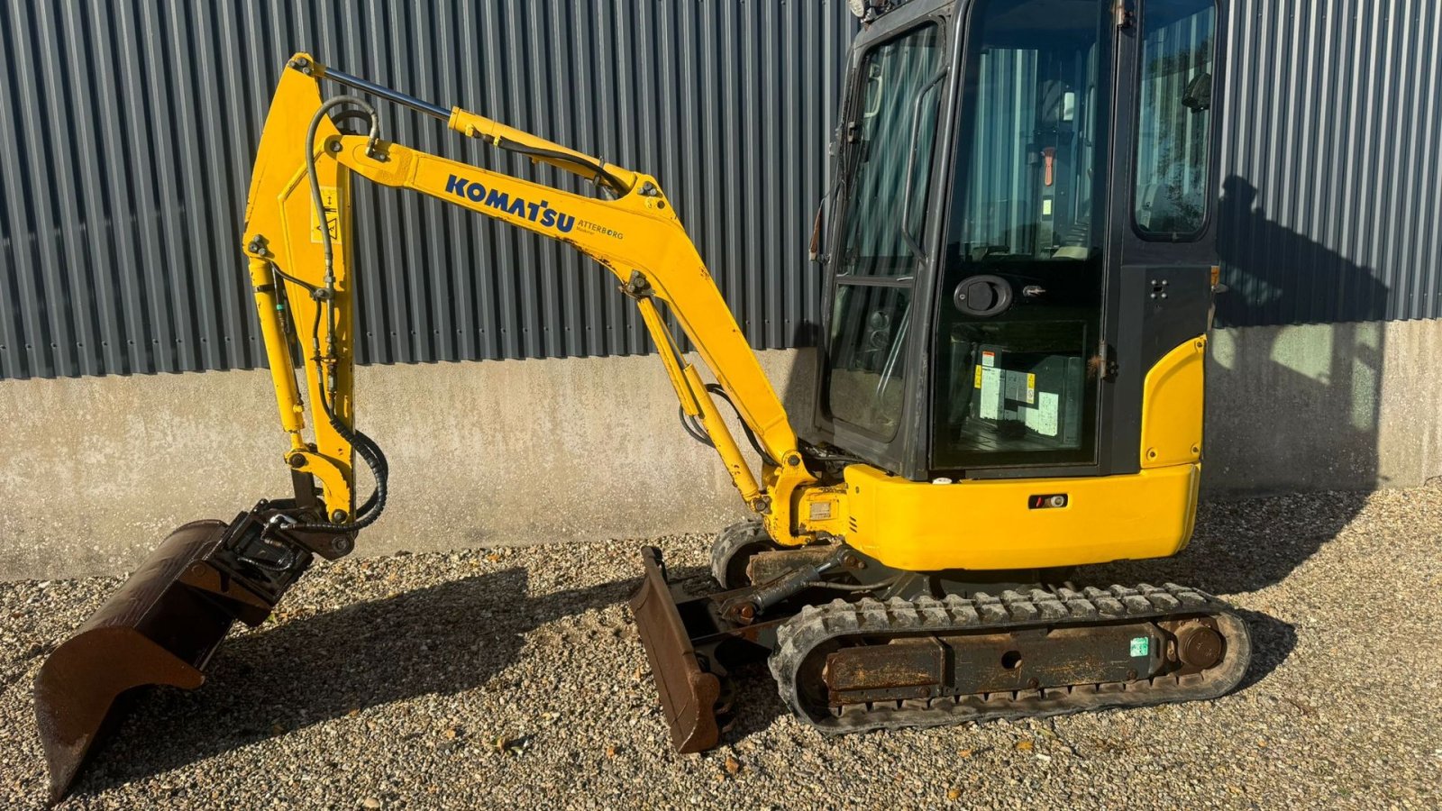 Bagger typu Komatsu PC16R-3HS, Gebrauchtmaschine v Nykøbing Mors (Obrázek 1)