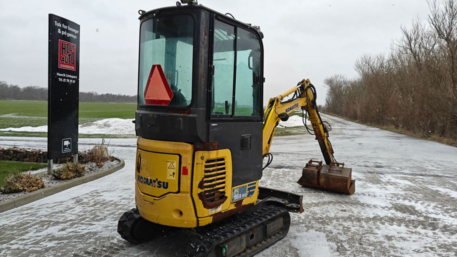 Bagger del tipo Komatsu PC16RHS, Gebrauchtmaschine In Vrå (Immagine 3)