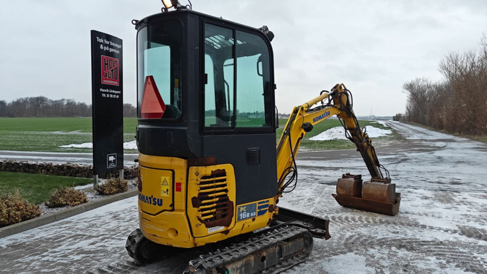 Bagger del tipo Komatsu PC16RHS, Gebrauchtmaschine In Vrå (Immagine 4)