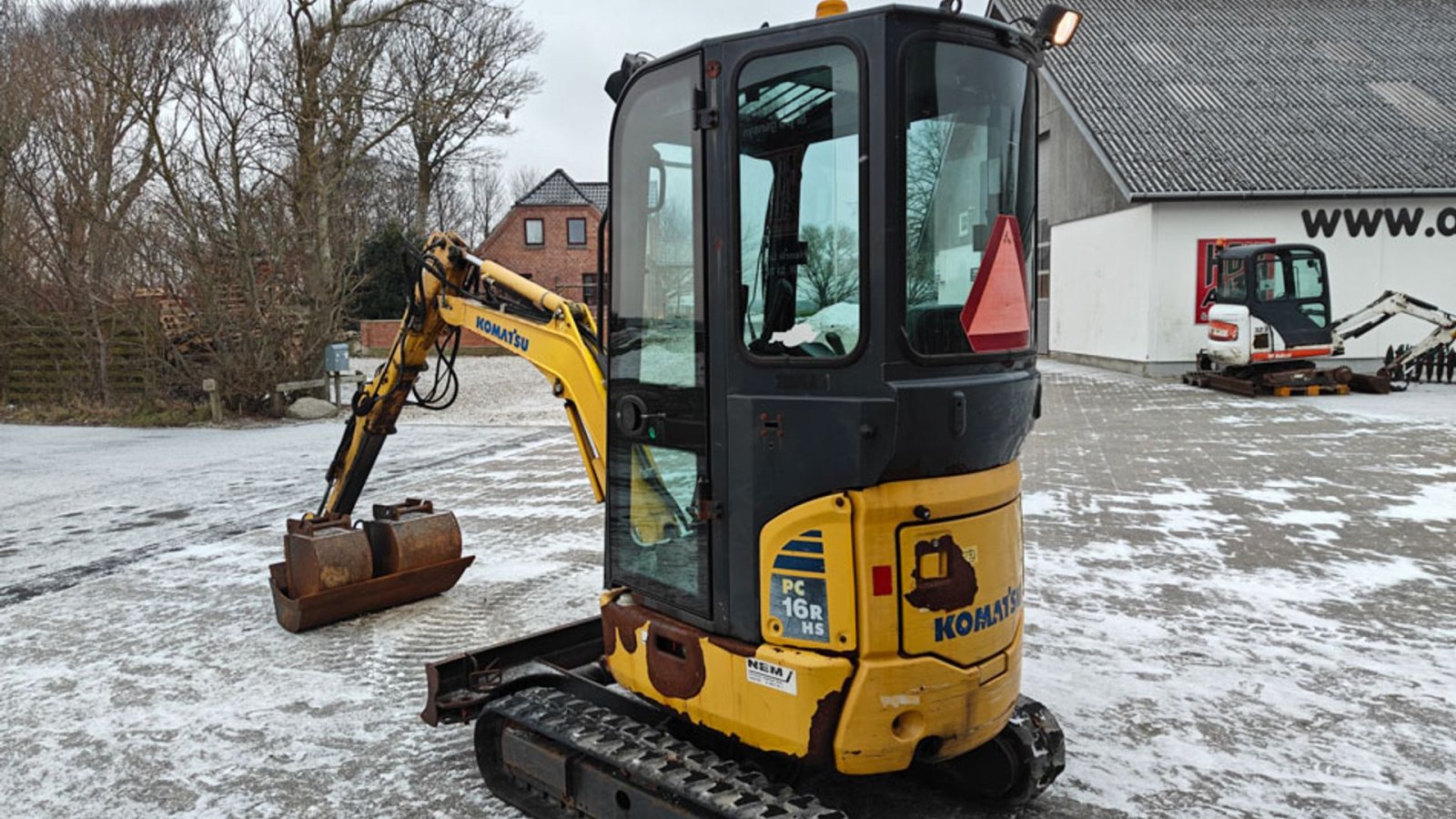 Bagger del tipo Komatsu PC16RHS, Gebrauchtmaschine In Vrå (Immagine 7)