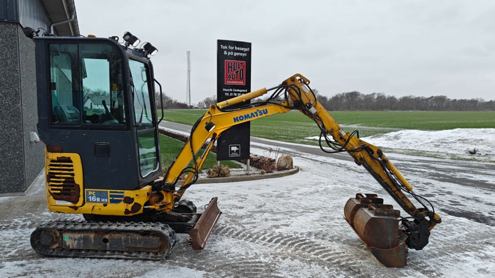 Bagger del tipo Komatsu PC16RHS, Gebrauchtmaschine In Vrå (Immagine 2)