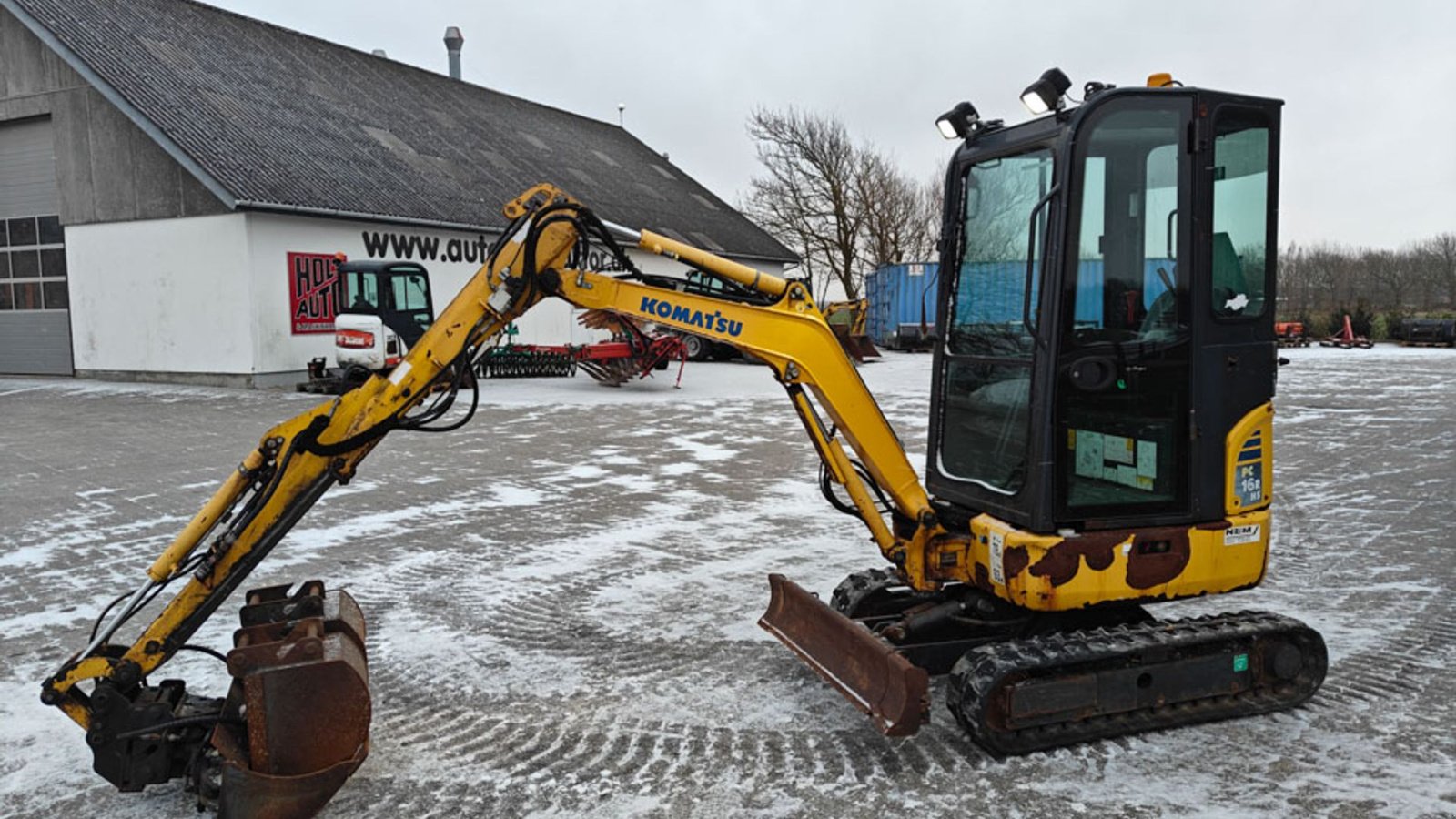 Bagger typu Komatsu PC16RHS, Gebrauchtmaschine v Vrå (Obrázok 8)