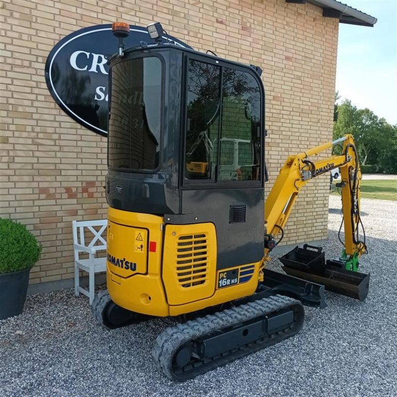 Bagger tip Komatsu PC16RHS, Gebrauchtmaschine in Fårevejle (Poză 3)