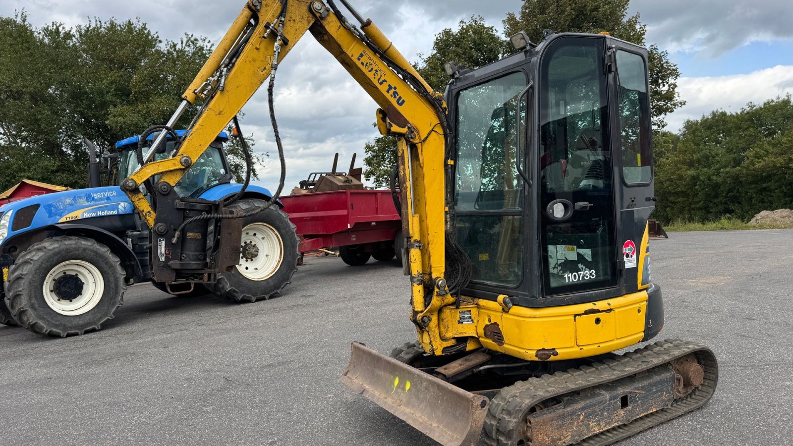 Bagger des Typs Komatsu PC22MR3 MED TILT OG 3 SKOVLE, Gebrauchtmaschine in Nørager (Bild 1)