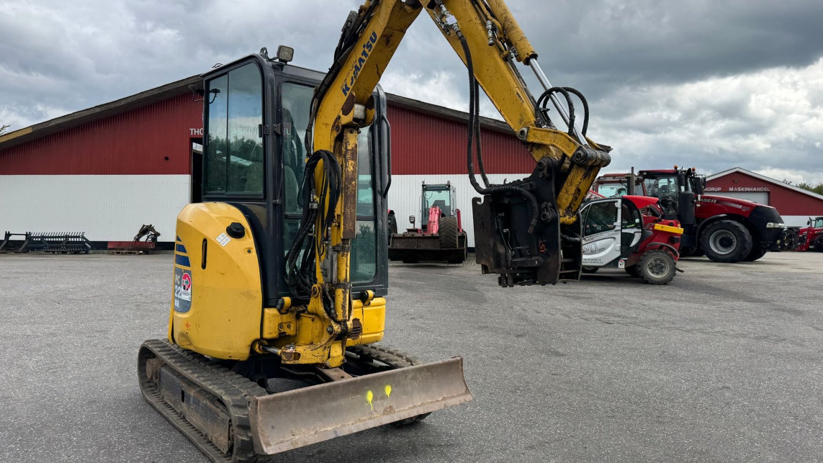 Bagger des Typs Komatsu PC22MR3 MED TILT OG 3 SKOVLE, Gebrauchtmaschine in Nørager (Bild 15)