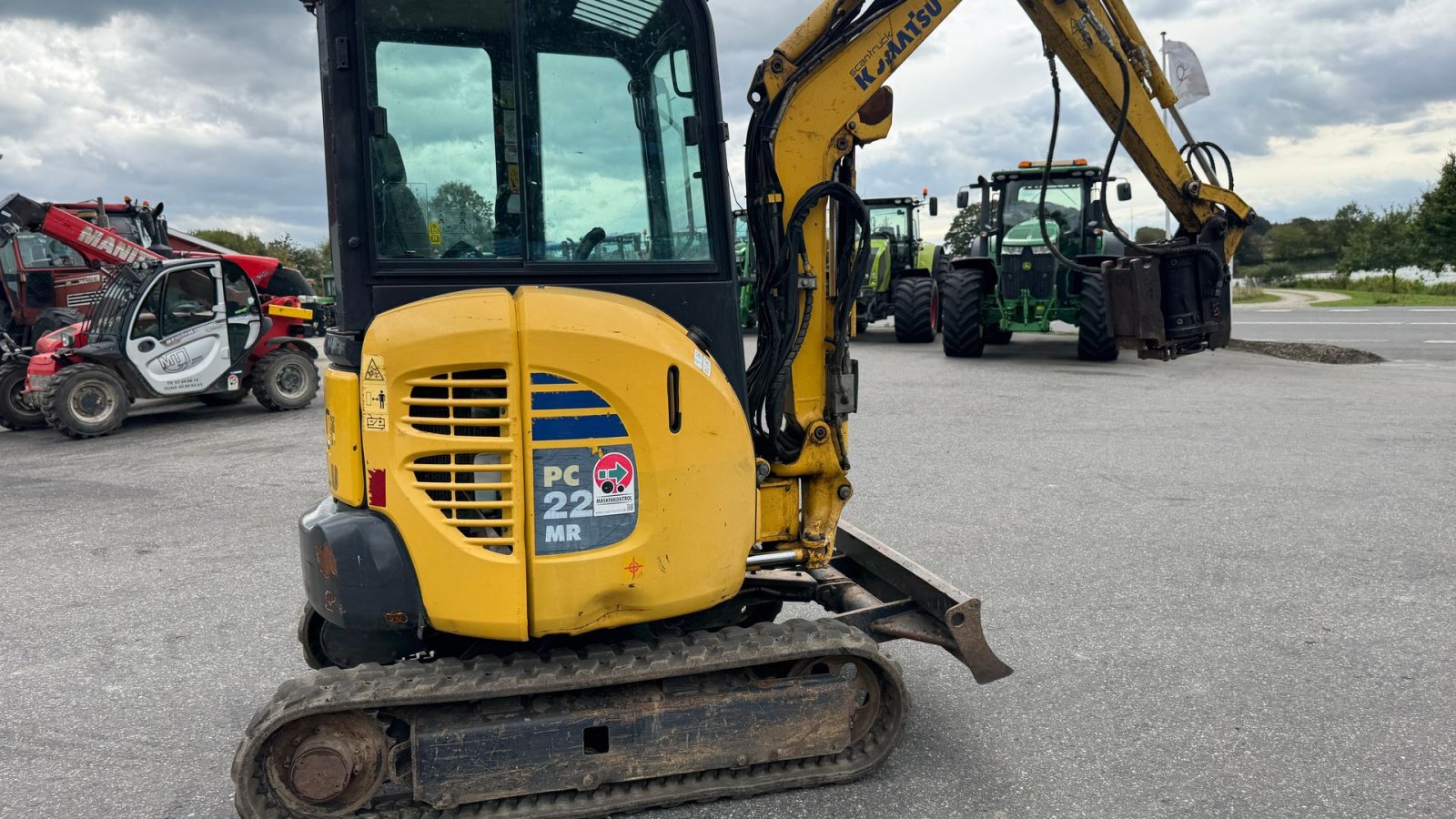 Bagger des Typs Komatsu PC22MR3 MED TILT OG 3 SKOVLE, Gebrauchtmaschine in Nørager (Bild 12)