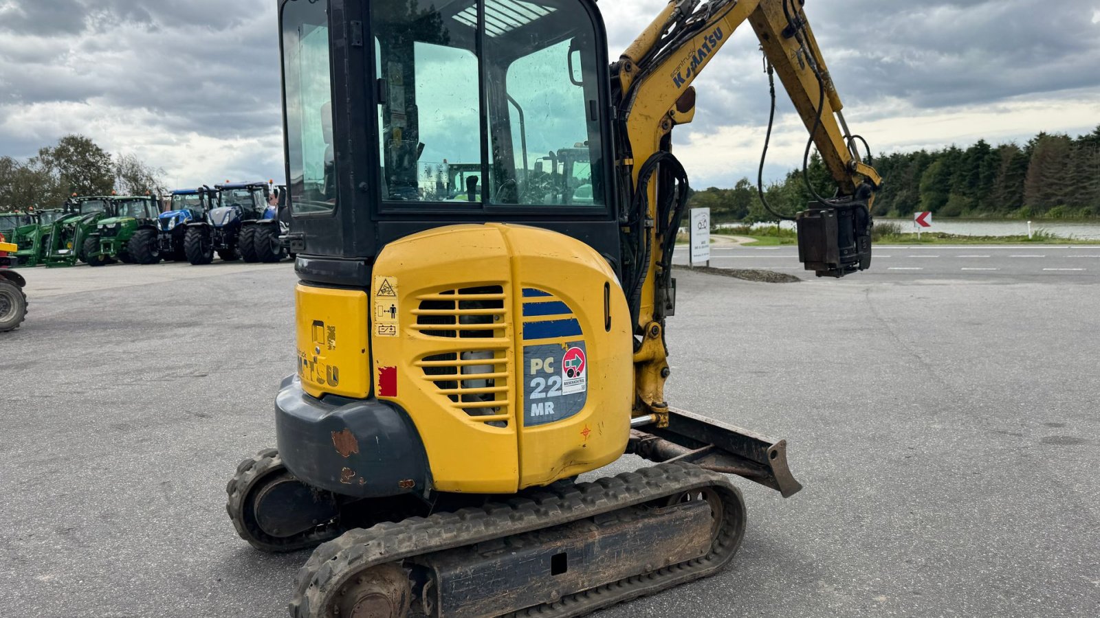 Bagger des Typs Komatsu PC22MR3 MED TILT OG 3 SKOVLE, Gebrauchtmaschine in Nørager (Bild 11)