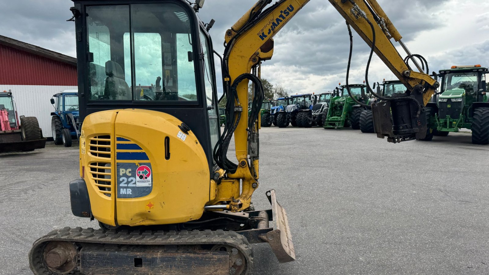 Bagger des Typs Komatsu PC22MR3 MED TILT OG 3 SKOVLE, Gebrauchtmaschine in Nørager (Bild 13)