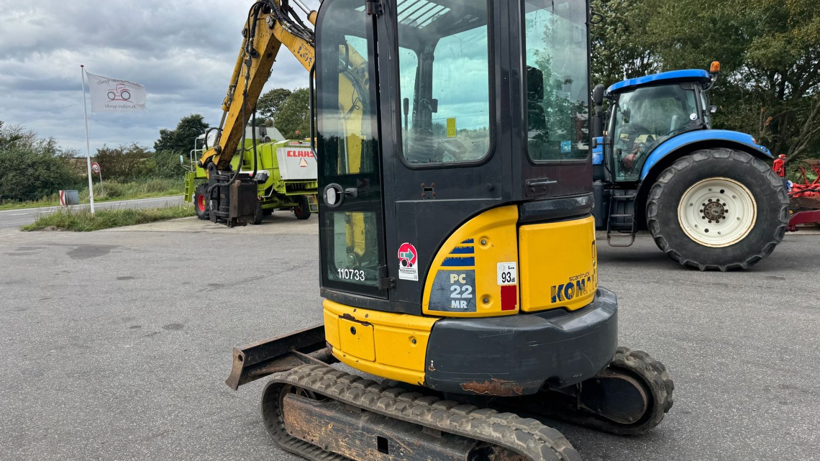 Bagger des Typs Komatsu PC22MR3 MED TILT OG 3 SKOVLE, Gebrauchtmaschine in Nørager (Bild 5)
