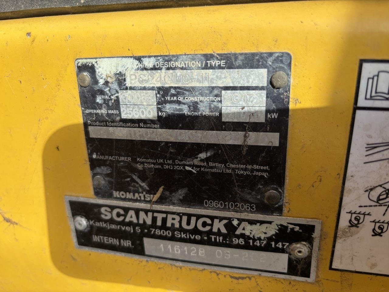Bagger typu Komatsu PC240LC-11, Gebrauchtmaschine v Skive (Obrázek 6)