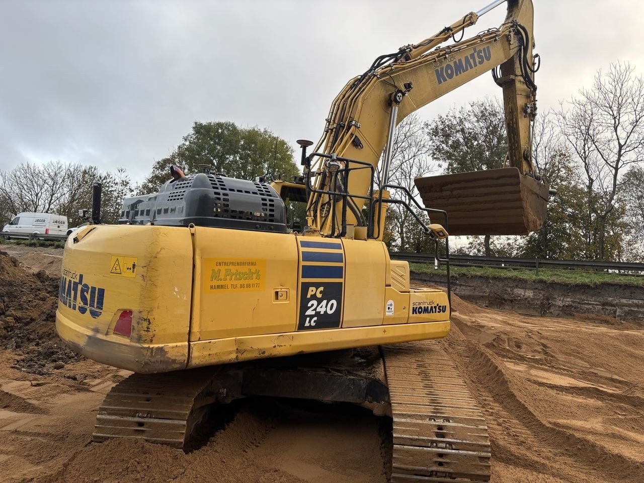 Bagger Türe ait Komatsu PC240LC-11, Gebrauchtmaschine içinde Skive (resim 4)