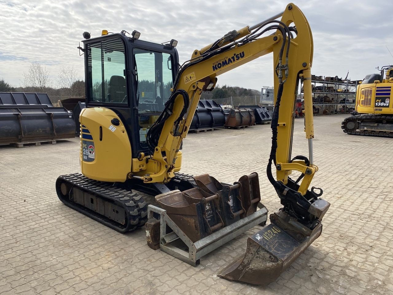 Bagger typu Komatsu PC26MR-3, Gebrauchtmaschine v Skive (Obrázek 5)