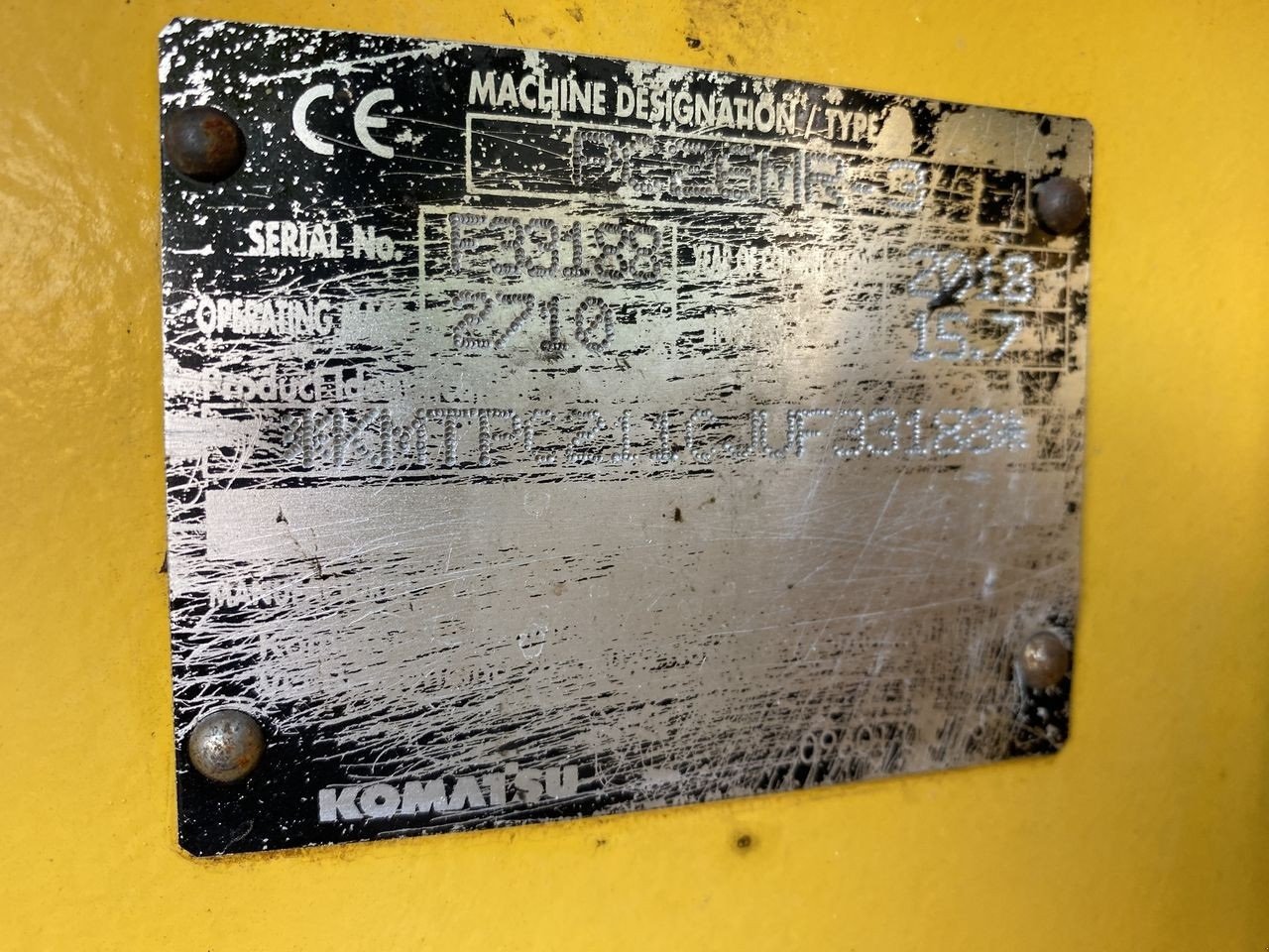 Bagger del tipo Komatsu PC26MR-3, Gebrauchtmaschine en Skive (Imagen 13)