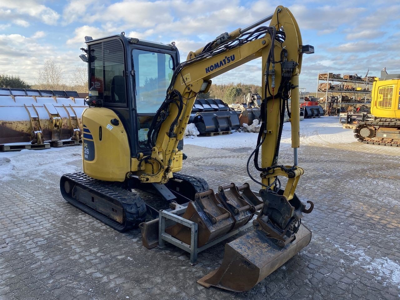 Bagger del tipo Komatsu PC26MR-3, Gebrauchtmaschine en Skive (Imagen 5)