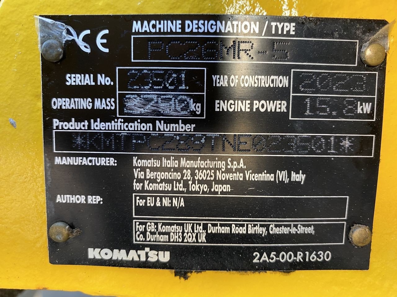 Bagger typu Komatsu PC26MR-5, Gebrauchtmaschine v Skive (Obrázek 11)