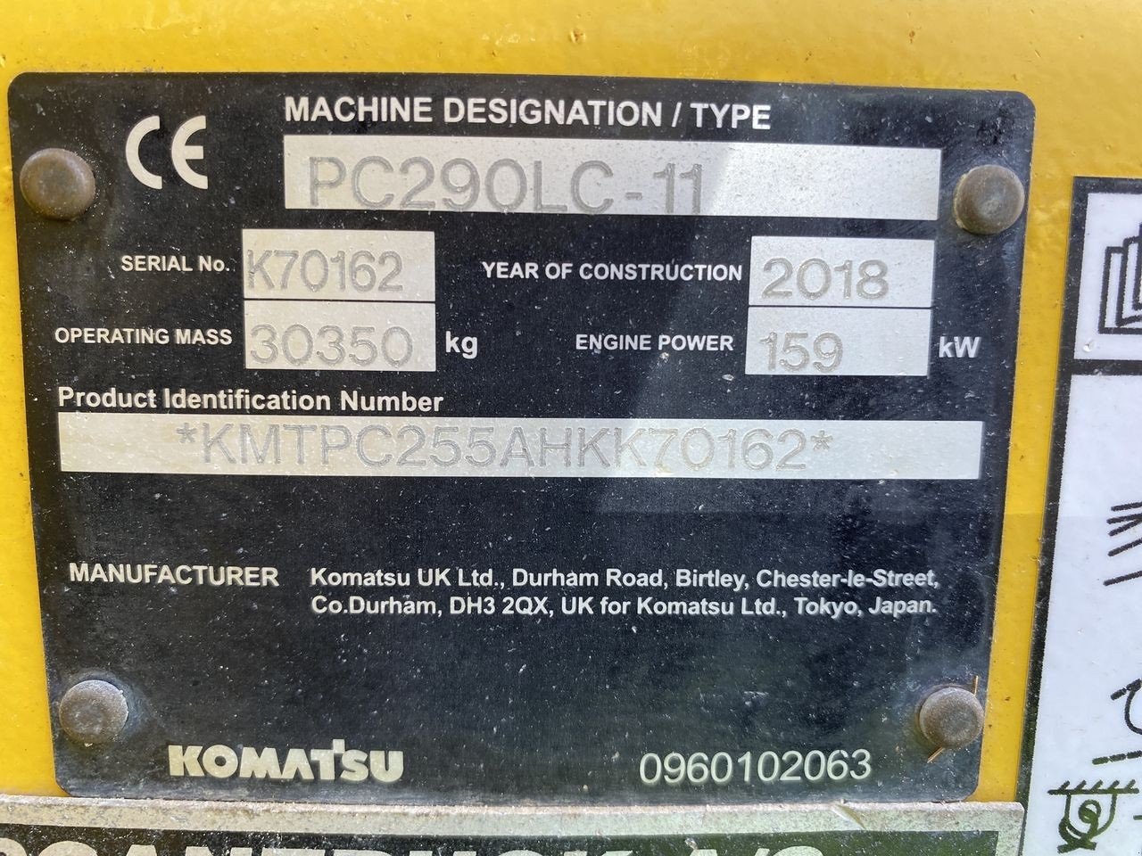 Bagger vrste Komatsu PC290LC-11, Gebrauchtmaschine v Skive (Slika 11)