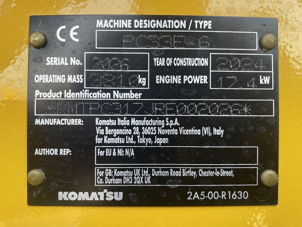 Bagger du type Komatsu PC33E-6, Gebrauchtmaschine en Skive (Photo 13)