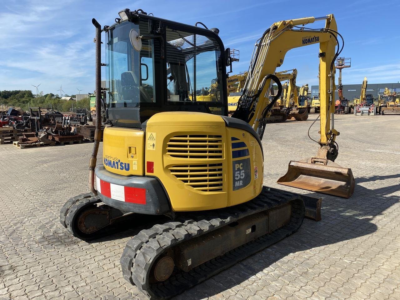 Bagger typu Komatsu PC55MR-3, Gebrauchtmaschine v Skive (Obrázek 4)