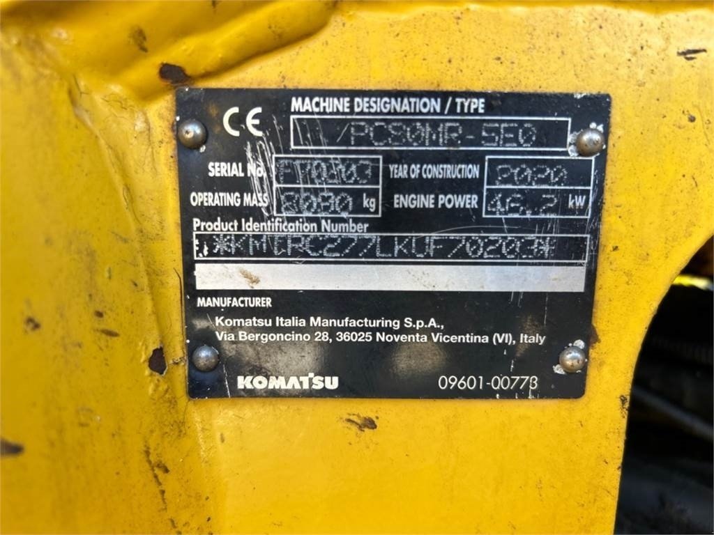 Bagger des Typs Komatsu PC80 MR, Gebrauchtmaschine in Vojens (Bild 15)