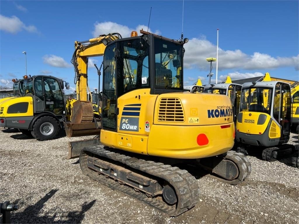 Bagger des Typs Komatsu PC80 MR, Gebrauchtmaschine in Vojens (Bild 5)