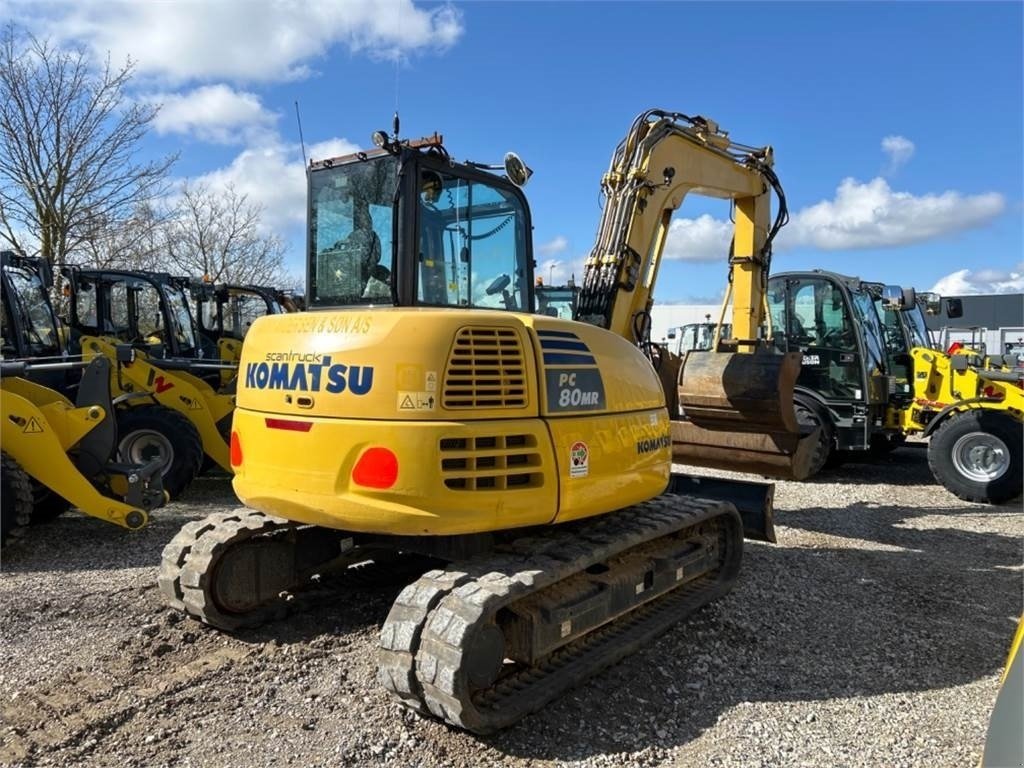 Bagger des Typs Komatsu PC80 MR, Gebrauchtmaschine in Vojens (Bild 4)