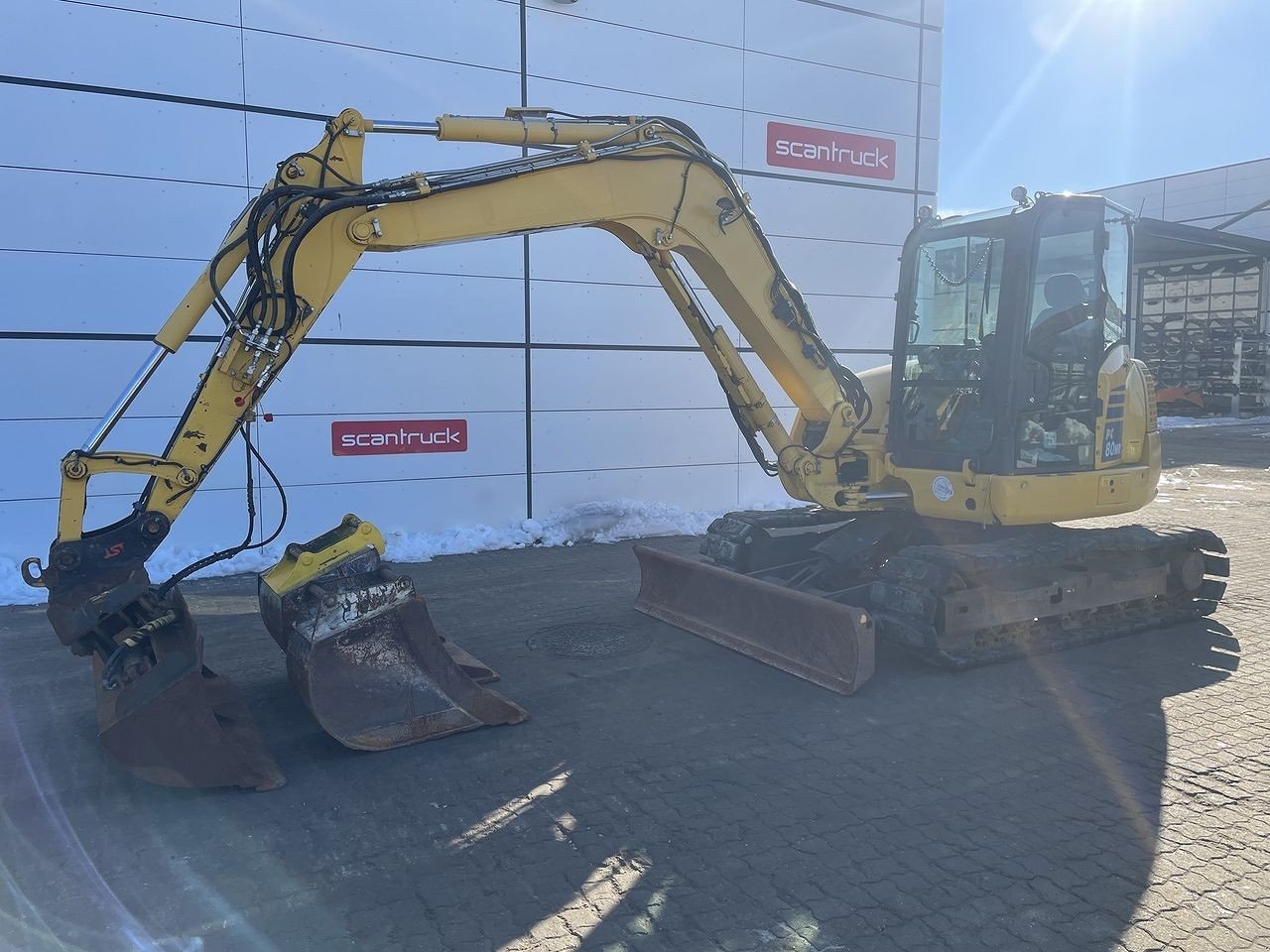 Bagger za tip Komatsu PC80MR-5, Gebrauchtmaschine u Skive (Slika 1)