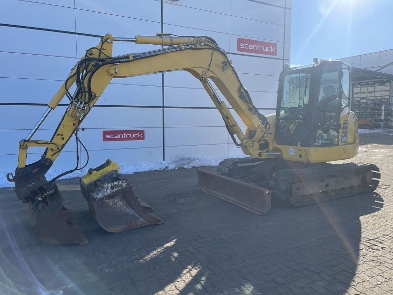 Bagger van het type Komatsu PC80MR-5, Gebrauchtmaschine in Skive (Foto 1)