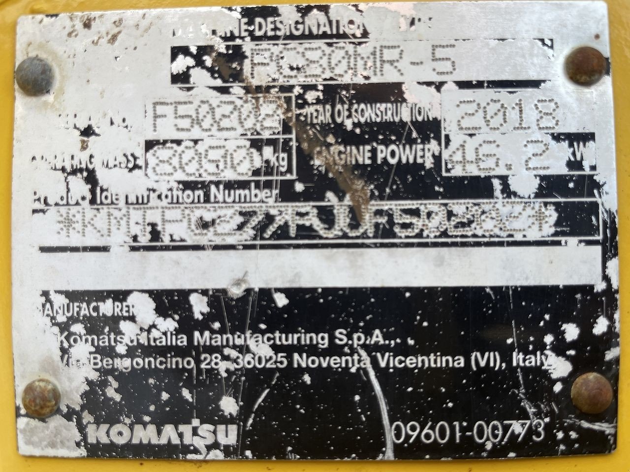 Bagger za tip Komatsu PC80MR-5, Gebrauchtmaschine u Skive (Slika 14)