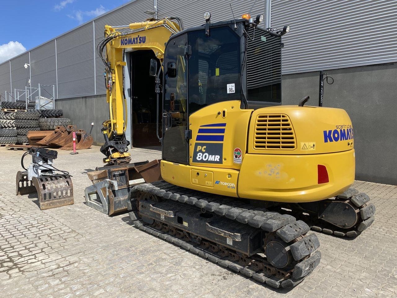 Bagger des Typs Komatsu PC80MR-5EO, Gebrauchtmaschine in Skive (Bild 2)